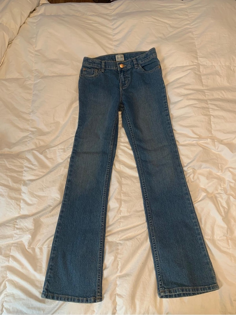 Kids Blue Bootcut Jeans - Classic Denim